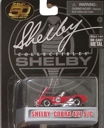 1:64 Shelby Cobra 427 S/C 50th Anniversary Red