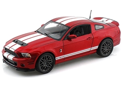 1:18 2013 Red Ford Shelby Mustang GT500 Diecast