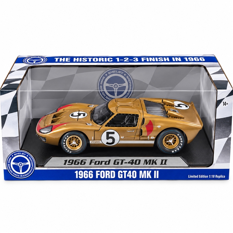 1:18 #5 Ford GT40 MKII - GLD (60th Anniversary Edition)