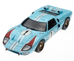 1:18 1966 Gulf Blue Ford GT40 Le Mans Diecast