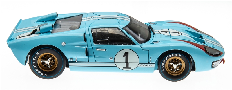 SHELBY COLLECTIBLE SC411 1:18 1966 FORD GT40 MKII KEN MILES 24HRS LeMANS