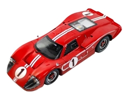 1:18 Ford GT MK IV 1967 Le Mans 24 Hours Winner #1- Red