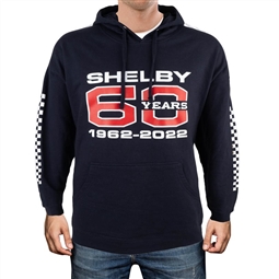 Shelby 60th Navy Checkered Sleeved Hoody