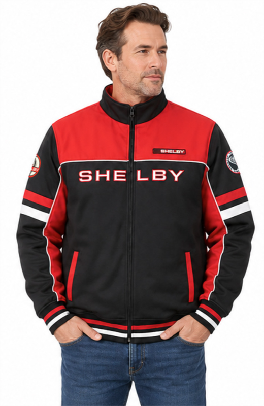 Team Shelby Soft Shell Jacket- Red/ Black