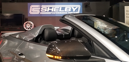 2015-2022 Shelby Carbon Fiber Mirror Cap (RH w/turn)
