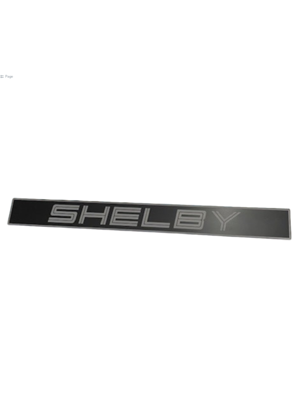 2026 Shelby Mustang Sill Plate Insert Set