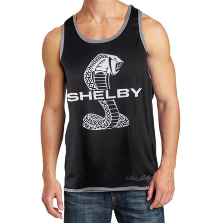 Shelby Snake Jersey Black and Gray Tank