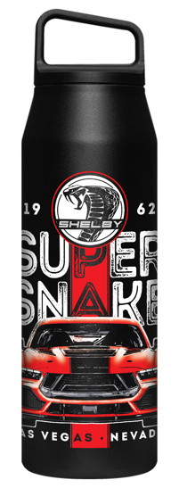 Shelby Super Snake Widemouth Water Bottle  - Black