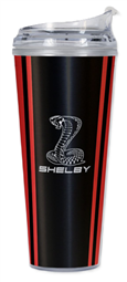 Shelby Super Snake 24oz Metallic Tumbler - Red/BLK