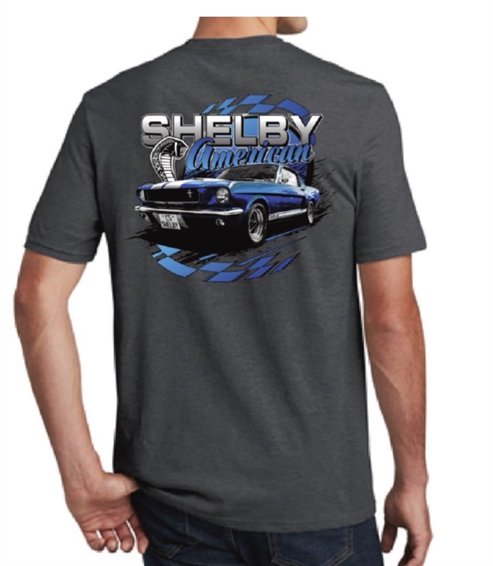 Shelby American Heathered Charcoal Tee