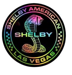 Shelby American Holographic Las Vegas Sticker