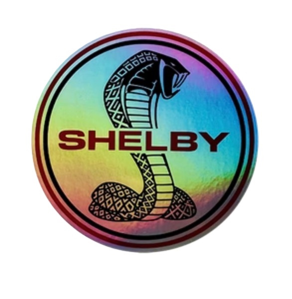 Shelby Split Tiffany Holographic Sticker