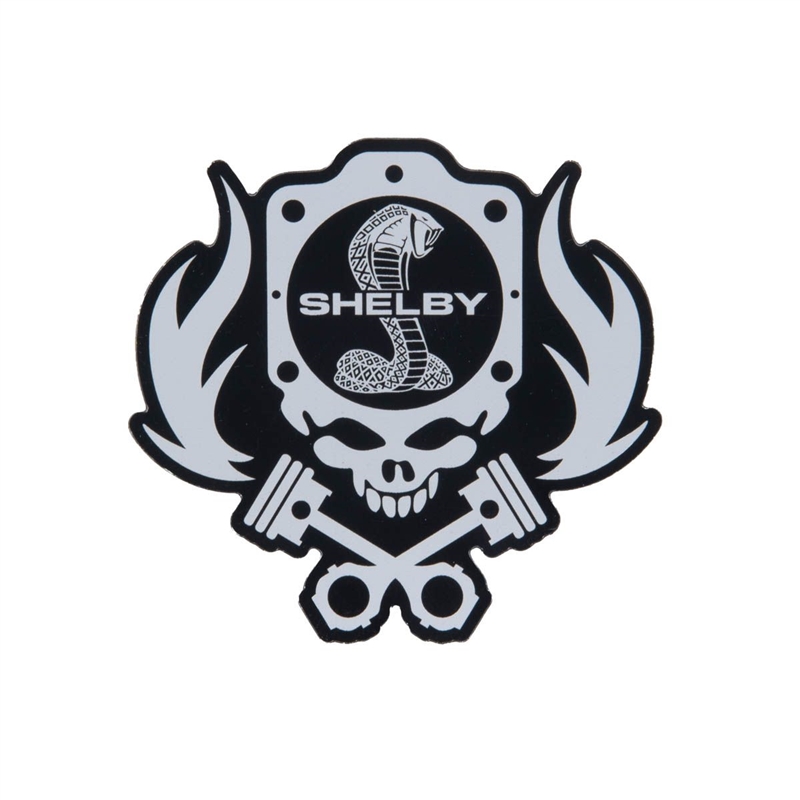 Shelby Skull Piston Lapel Pin