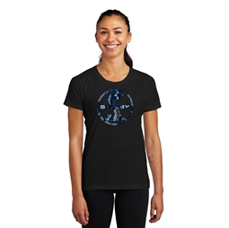 Shelby Ladies Foil Tee- Black