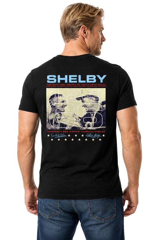 Shelby 60th Anniversary LE Mans Tee - Black