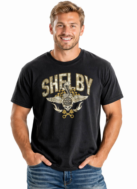 Shelby Camo Stealth Tee- Black