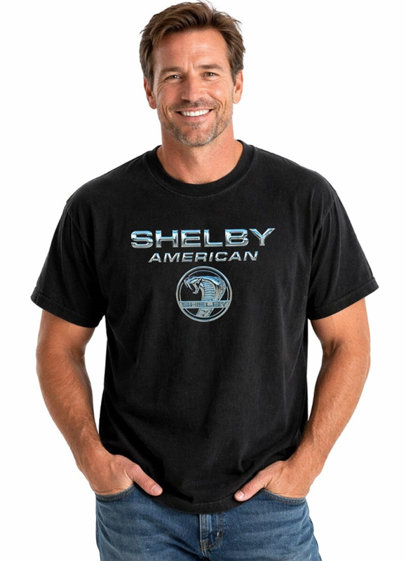 Shelby Super Snake Reflect Tee - Black