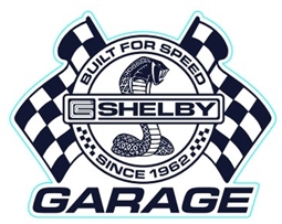 Shelby Garage Flags Sticker - 3"