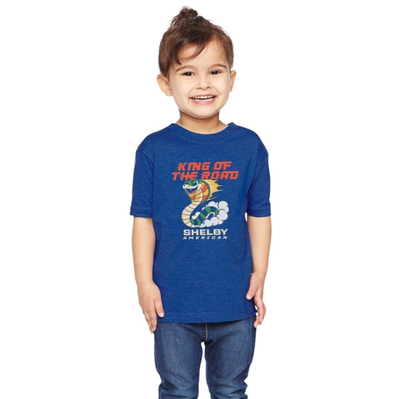 Shelby King of the Road  Toddler Tee- Royal
