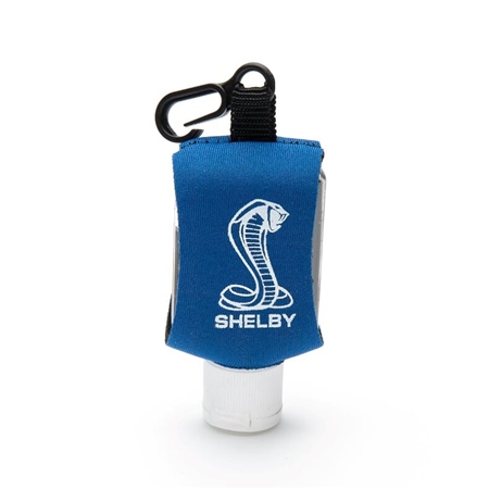 Blue Shelby Cozy Clip Hand Sanitizer