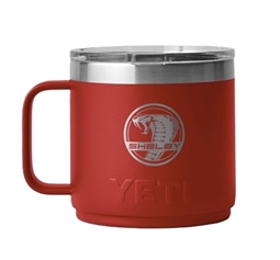 14oz Circle Snake Yeti Mug - Red