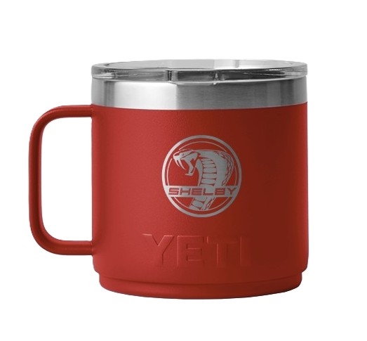 14oz Circle Snake Yeti Mug - Red