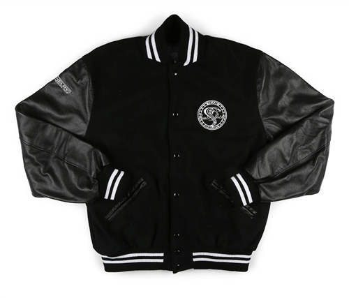 Team Shelby Black w/ Leather Sleeve Jacket