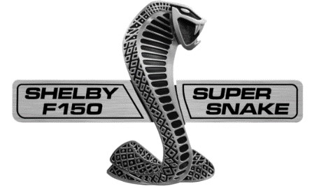 Shelby F150 Super Snake Badge Wall Metal Sign