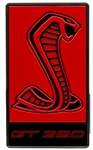 Red GT350 Metal Sign