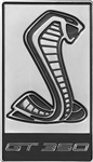 Silver GT350 Metal Sign