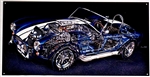 Cobra Cutaway Metal Sign