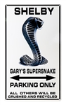 Custom Shelby Parking Only Metal Sign