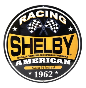 Shelby American Racing Metal Sign