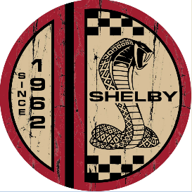 Shelby Split Circle Distressed Metal Sign