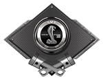 SVT Shelby GT500 Black Carbon Metal Sign - 25" x 19" $60