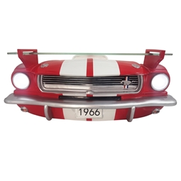 1966 Shelby Red GT350 3D Wall Shelf