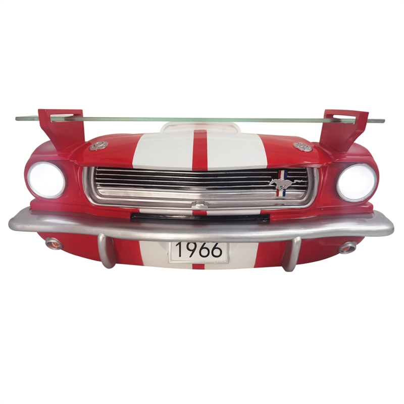 1966 Shelby Red GT350 3D Wall Shelf