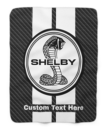 Shelby Tiff Circle Lightweight Personalized Blanket-Carbon Fiber
