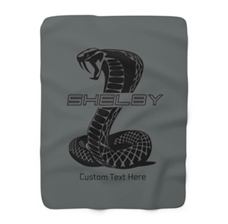 2024 Snake Lightweight Personalized Blanket- Grey