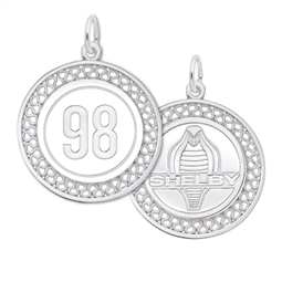 Shelby 98 Filigree Charm- GOLD or SILVER