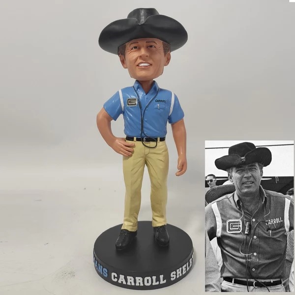 Carroll Shelby 8"  Bobblehead Figurine