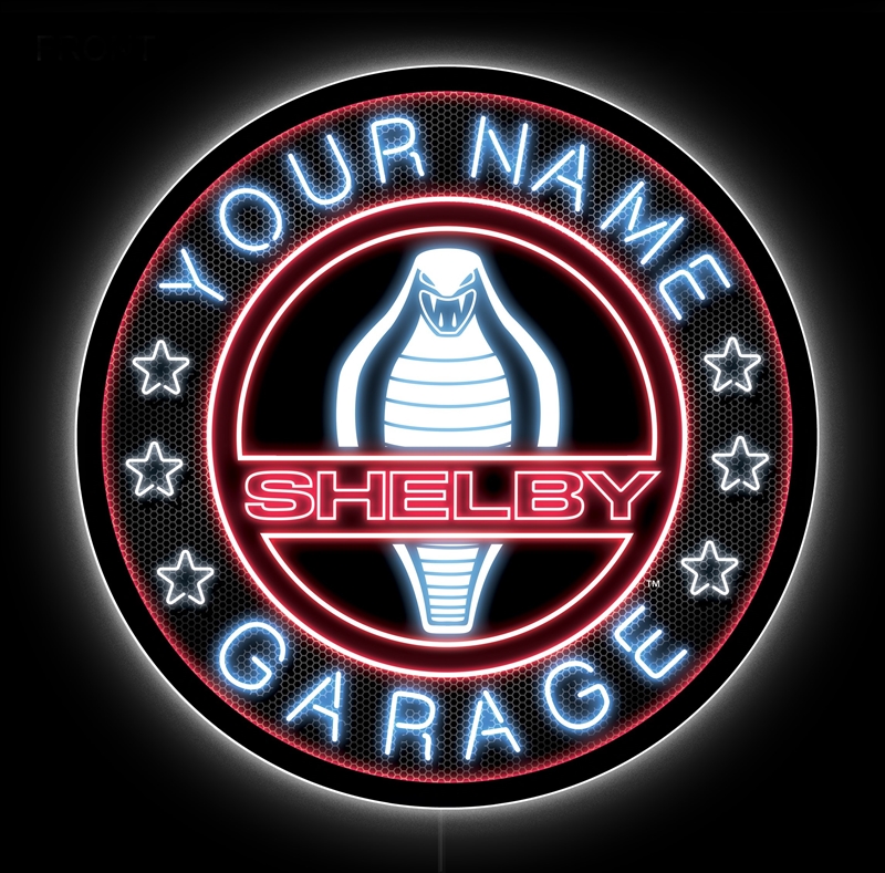 Custom Shelby Garage LED Sign