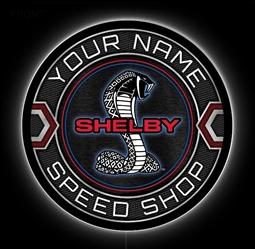Custom Shelby Speed Shop LED Sign