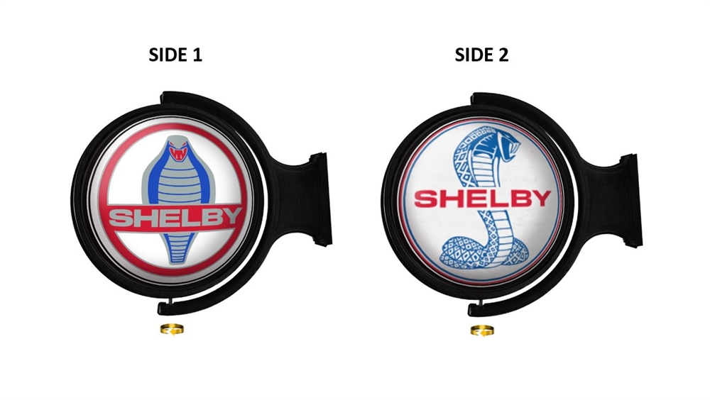 Shelby Rotating Lighted Wall Sign - 21