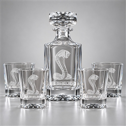 Shelby Decanter  & Glass Set