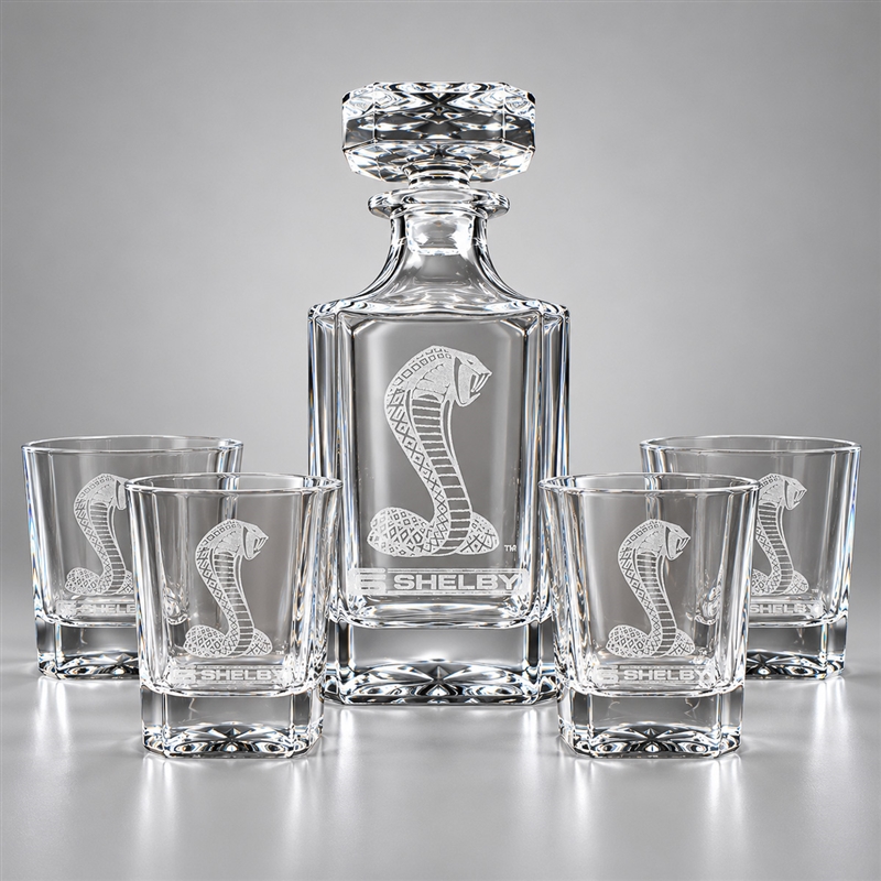 Shelby Decanter  & Glass Set