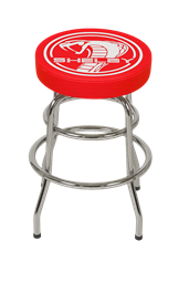 Custom Shelby Circle Snake Pub Bar Stool (Available in multiple colors)