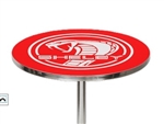 Custom Shelby Circle Snake Pub Table (Available in multiple colors)