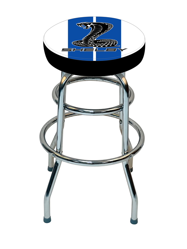 Custom Shelby Snake Stripe Pub Bar Stool- (Available in multiple options)