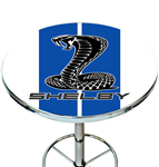 Custom Shelby Snake Stripes Pub Table- Available in multiple options